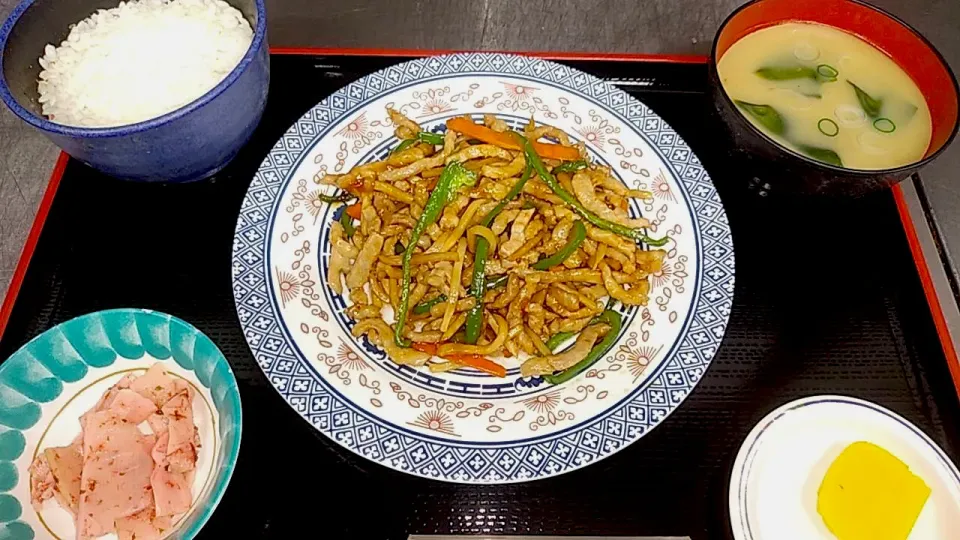 青椒肉絲定食|nyama1さん