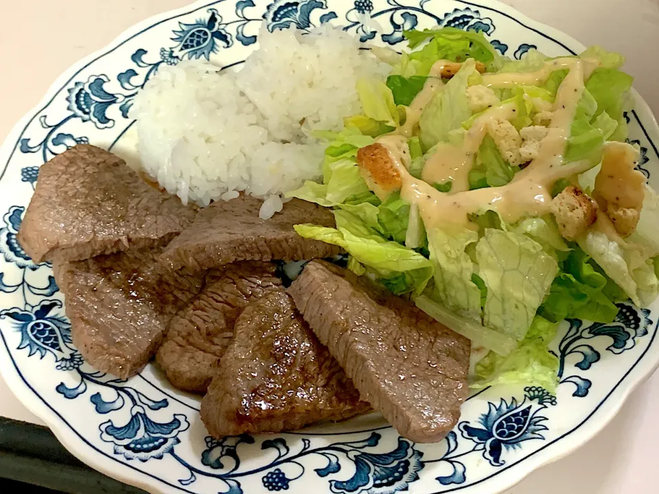 Steak and rice|Johnnyさん