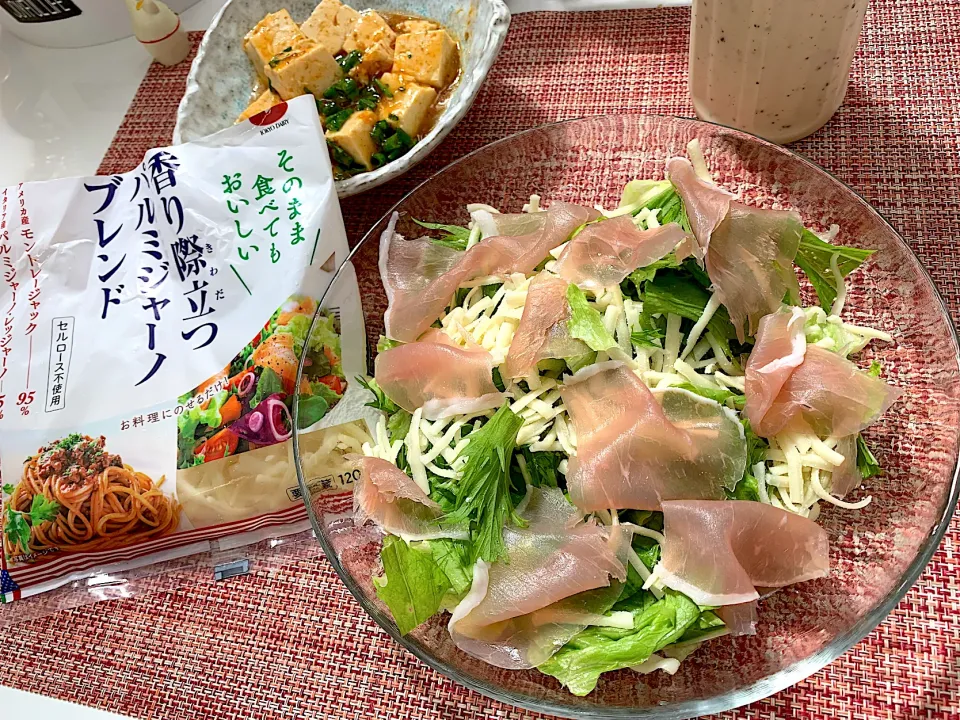 サラダ🥗と麻婆豆腐|パンプキン7さん