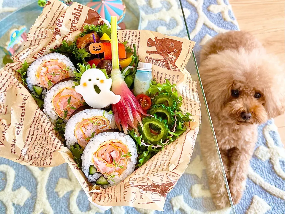 🎃グルテンフリーハロウィン薔薇寿司弁当🌹|The Reinhartsさん