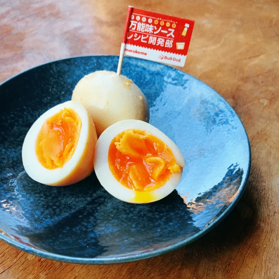 味玉界の新星💫万能味ソース味玉🥚🤎|leeさん