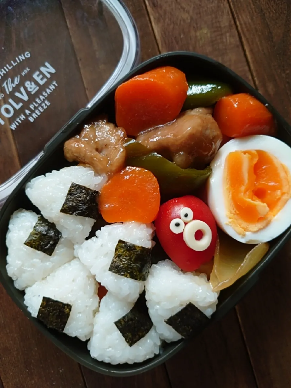 漢の…長女用🍱こにぎりモリモリ酢豚弁当|ᵏᵒᵘさん