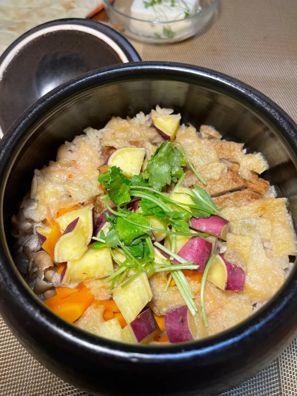 松山揚げとじゃこ天の釜飯|レオンさん