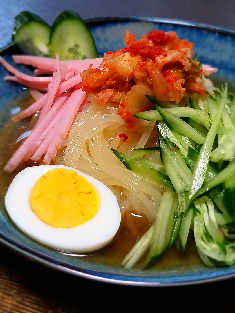 Snapdishの料理写真:パパ作👨盛岡冷麺(やまなか家)|ぱんだのままんさん