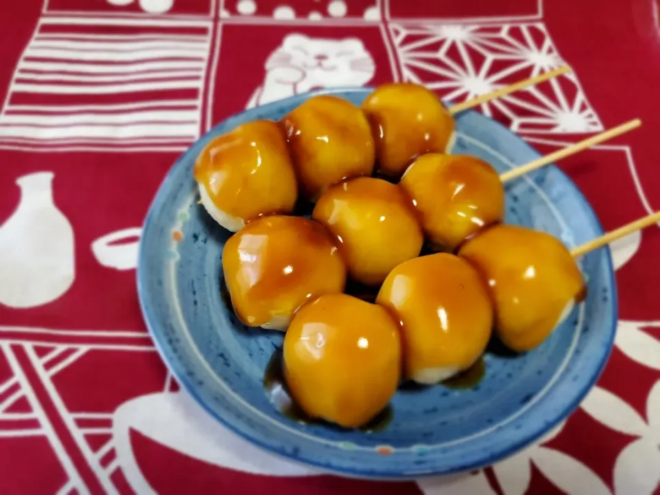 Snapdishの料理写真:🍡豆腐の白玉だんご🍡|みよぱさん