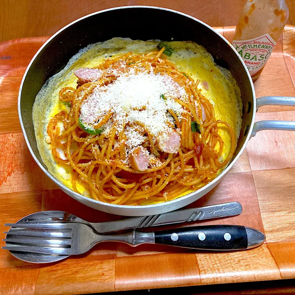 手づくりケチャップ🍅で名古屋風ナポリタン🍝|ももさん