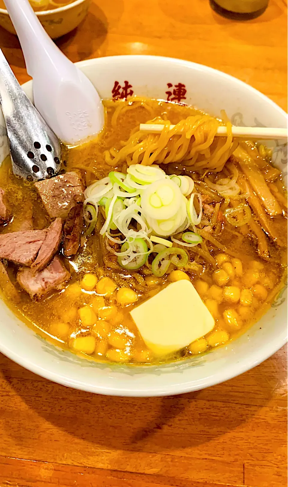 久しぶりの純蓮。今日はみそバタコーン🌽🍜|ちはるさん