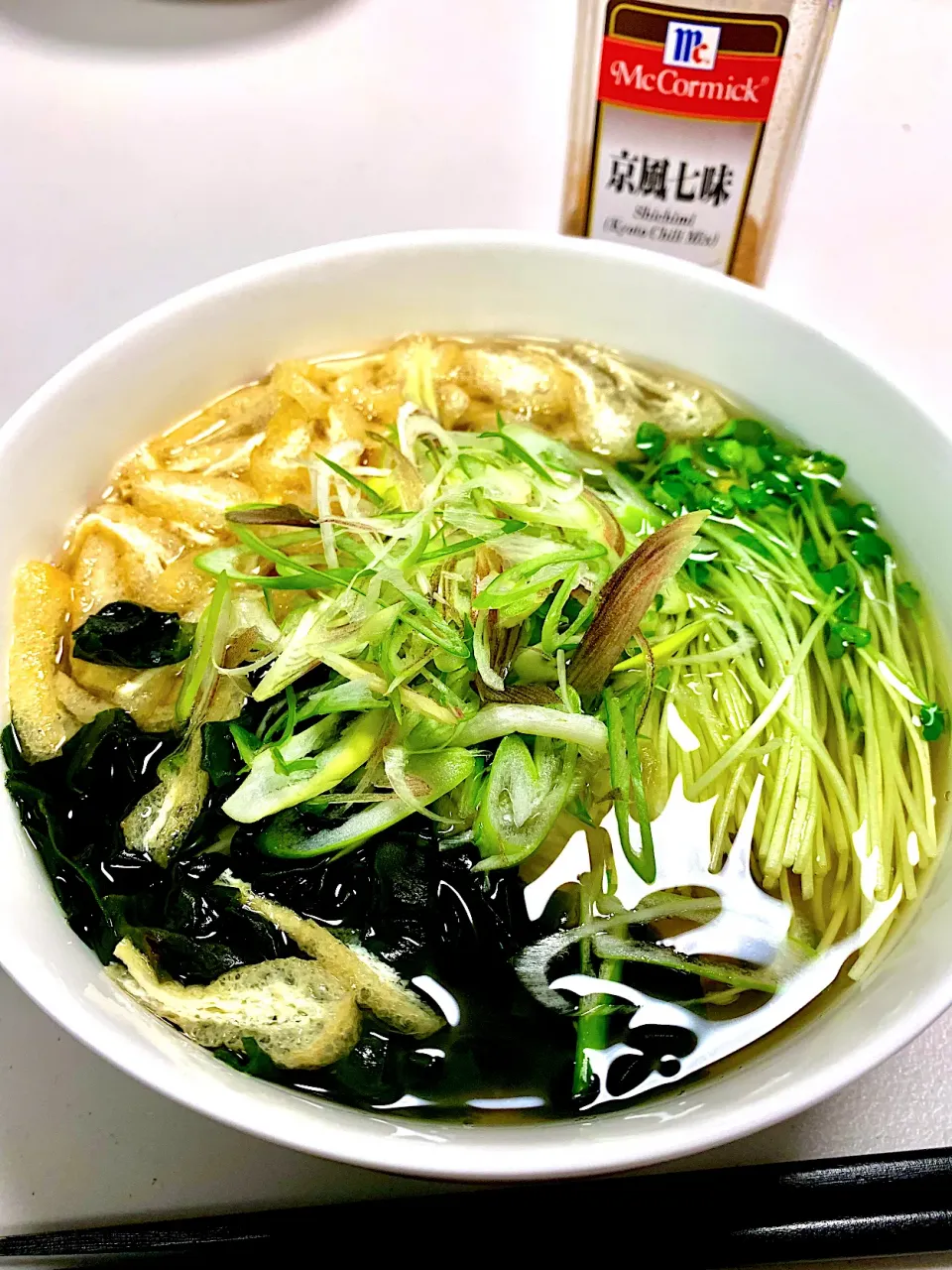 somen noodles soup with my garden’s myoga ginger on top|gonbenさん