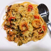 Snapdishの料理写真:Shrimp Scampi.|Richard NGさん