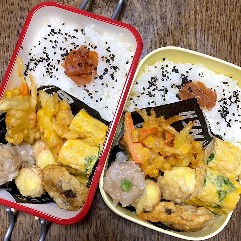 Snapdishの料理写真:娘＆自分弁当♪21.10.6|れもんてぃさん