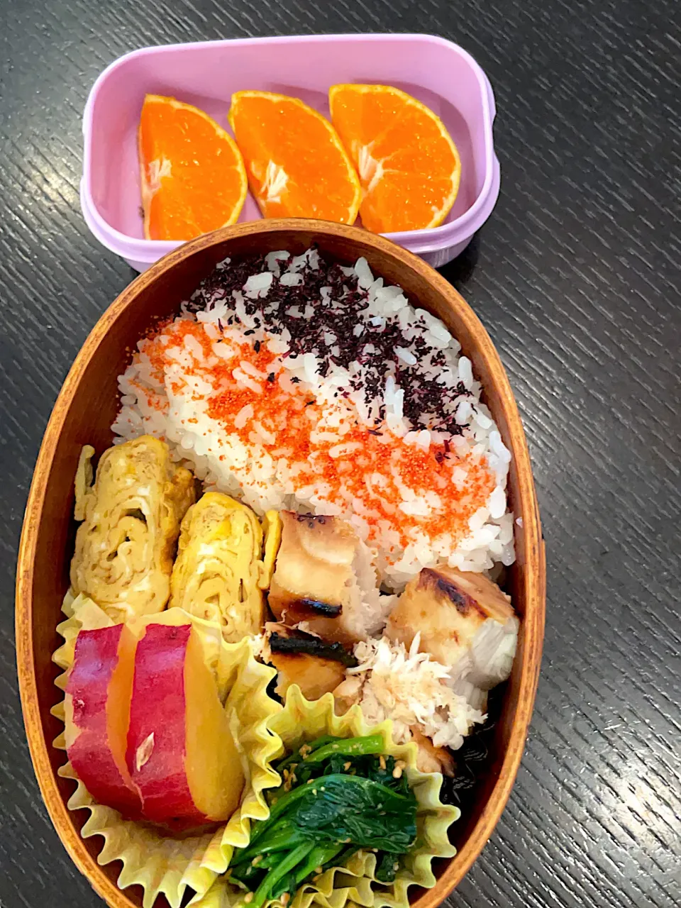 カジキとさつまいも煮のお弁当|雑草シェリーさん