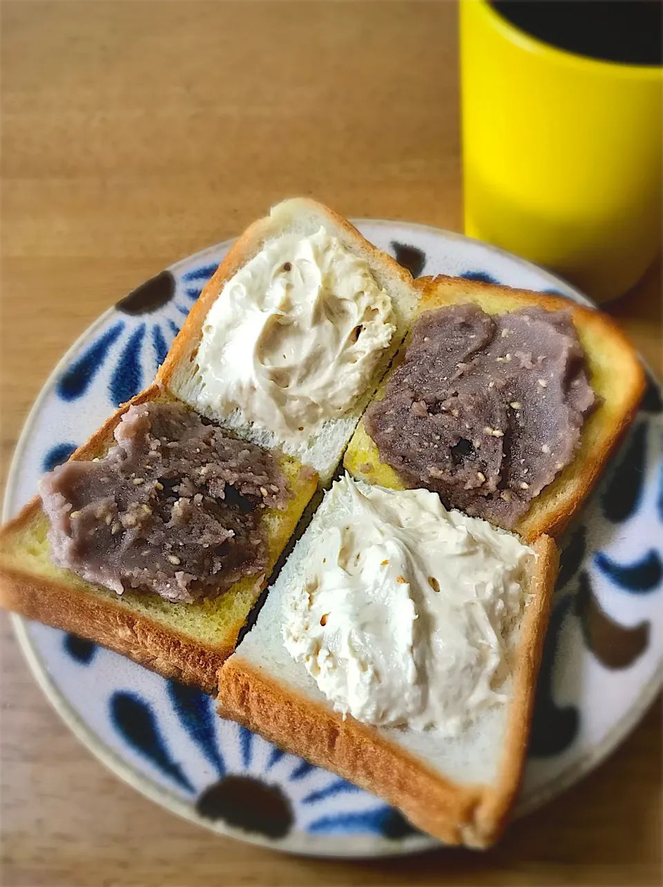 月餅モドキ餡と館山中村屋ピークリの市松パン|deekay71さん