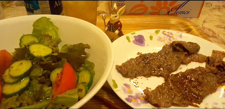 '21．10/6
うちの焼肉😋|たえさん