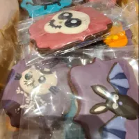 Snapdishの料理写真:Halloween Cookies all ready to go to 3 lovely children to enjoy. Get inspired by more Halloween Cookies when you click on Recipe 🎃😁💀|Biscuite Queenさん