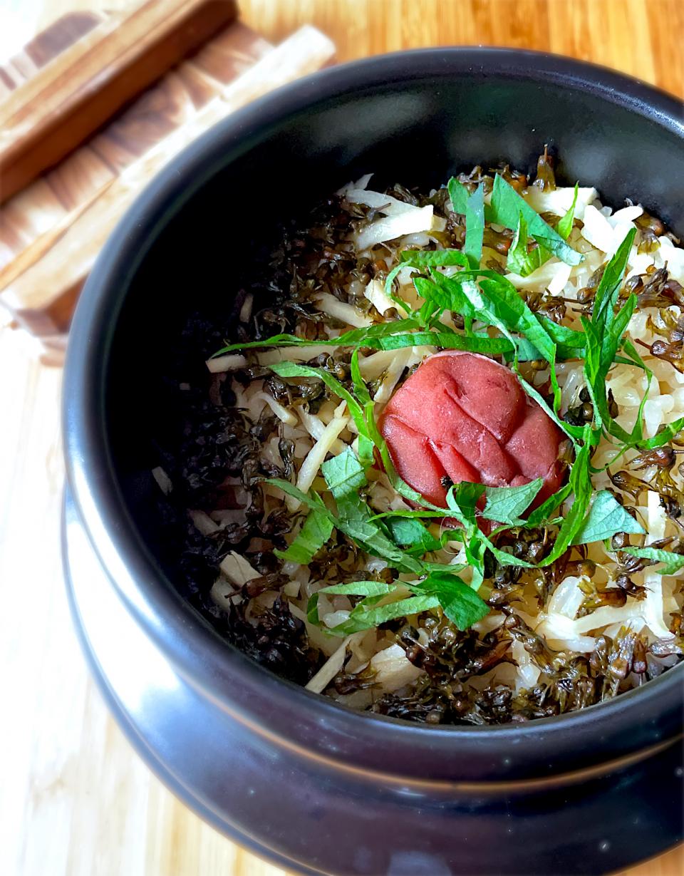 しその実の醤油漬けと梅干しと新生姜釜飯 9421beru Snapdish スナップディッシュ Id Ls9sta