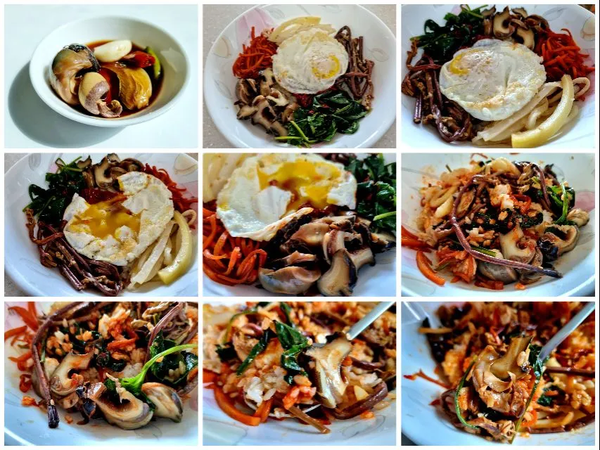 bibimbap with marinated sea snails|steven z.y.さん