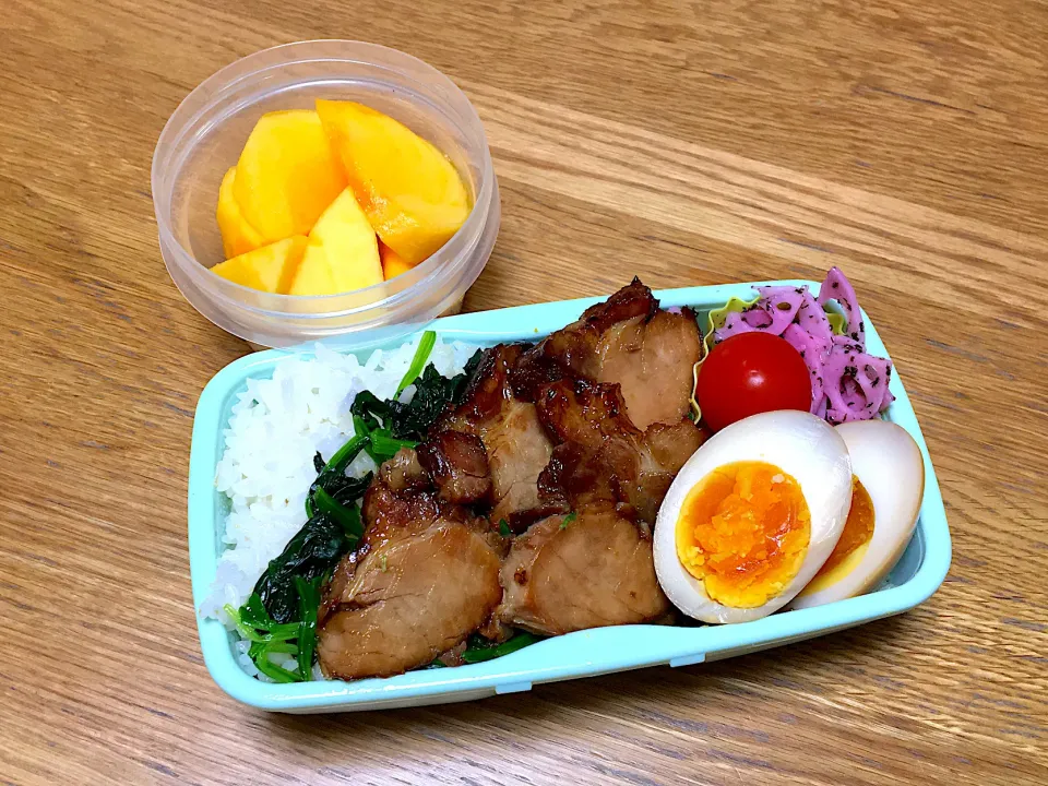 Snapdishの料理写真:炙りチャーシュー弁当|ゆさん