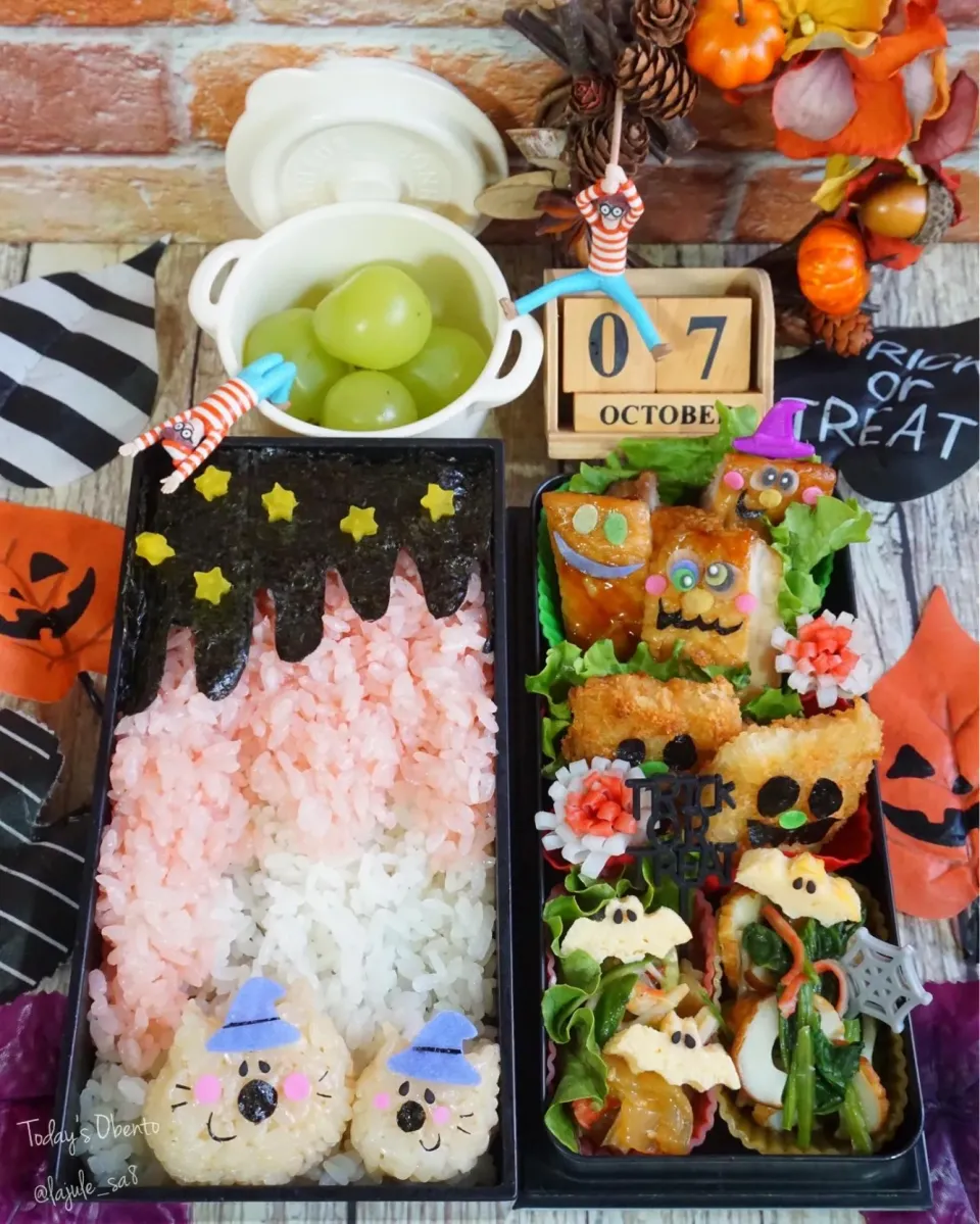 Snapdishの料理写真:𝙷𝚊𝚕𝚕𝚘𝚠𝚎𝚎𝚗ぉ弁当🍱|La-Jule Sa8さん