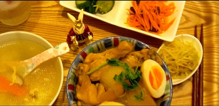 '21．10/7
作りおきで晩ごはん😋|たえさん