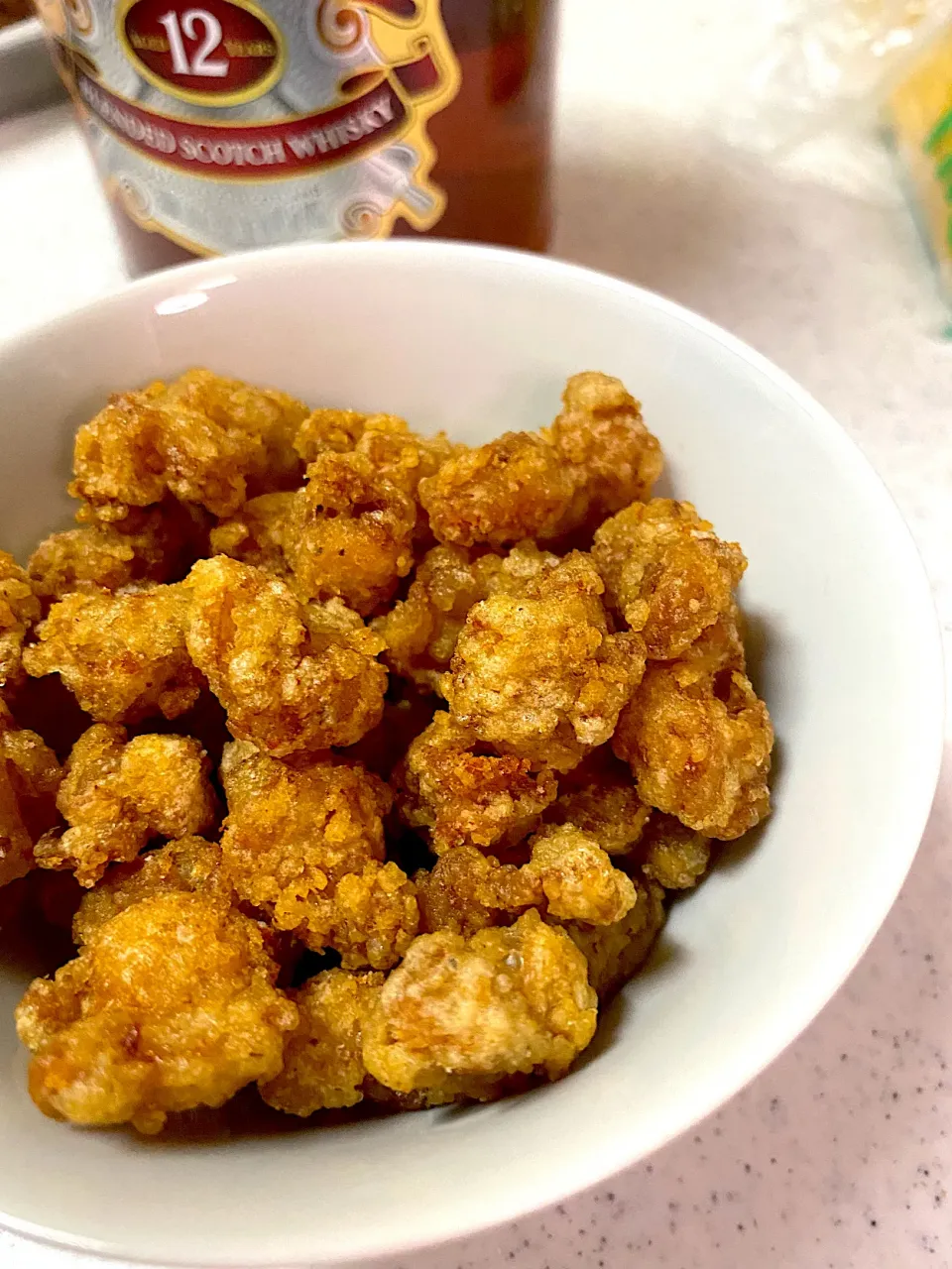 鶏ヒザ軟骨の唐揚げ|スカポンタスさん