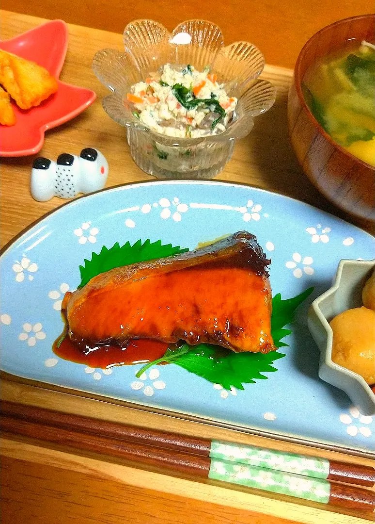 ぶりの照り焼き|とししいたけさん