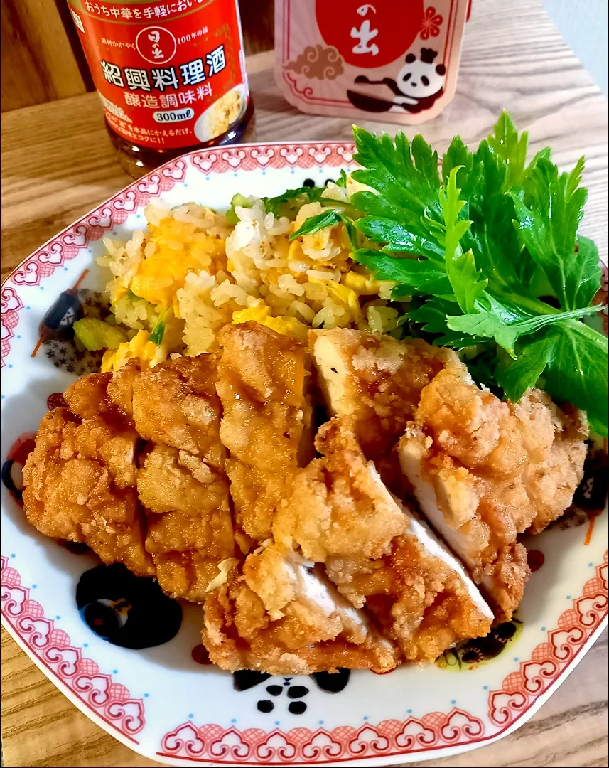 紹興料理酒を使ったチキン唐揚げ丼|ナオミさん