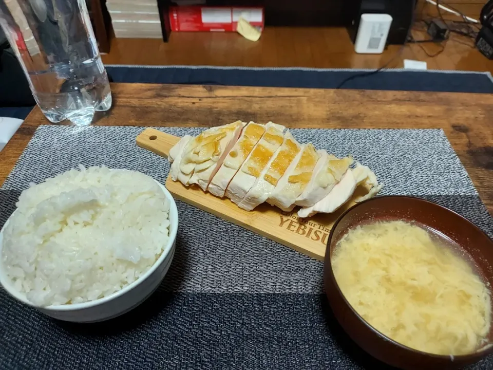 ゆで鶏と卵スープ|しびちゃんさん