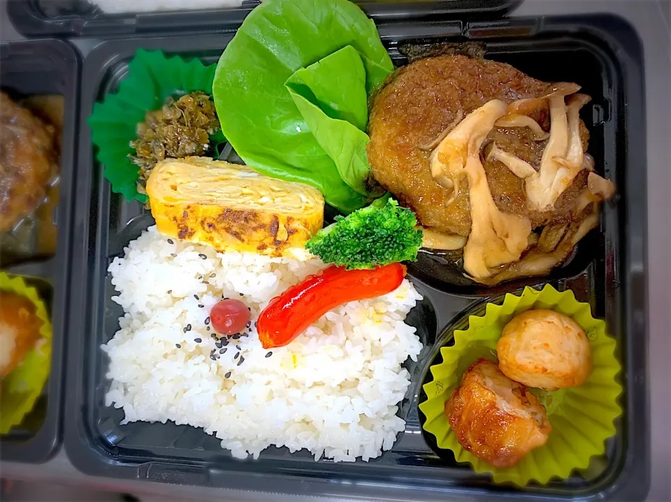 Snapdishの料理写真:和風ハンバーグ弁当|Keiko.Kanzakiさん