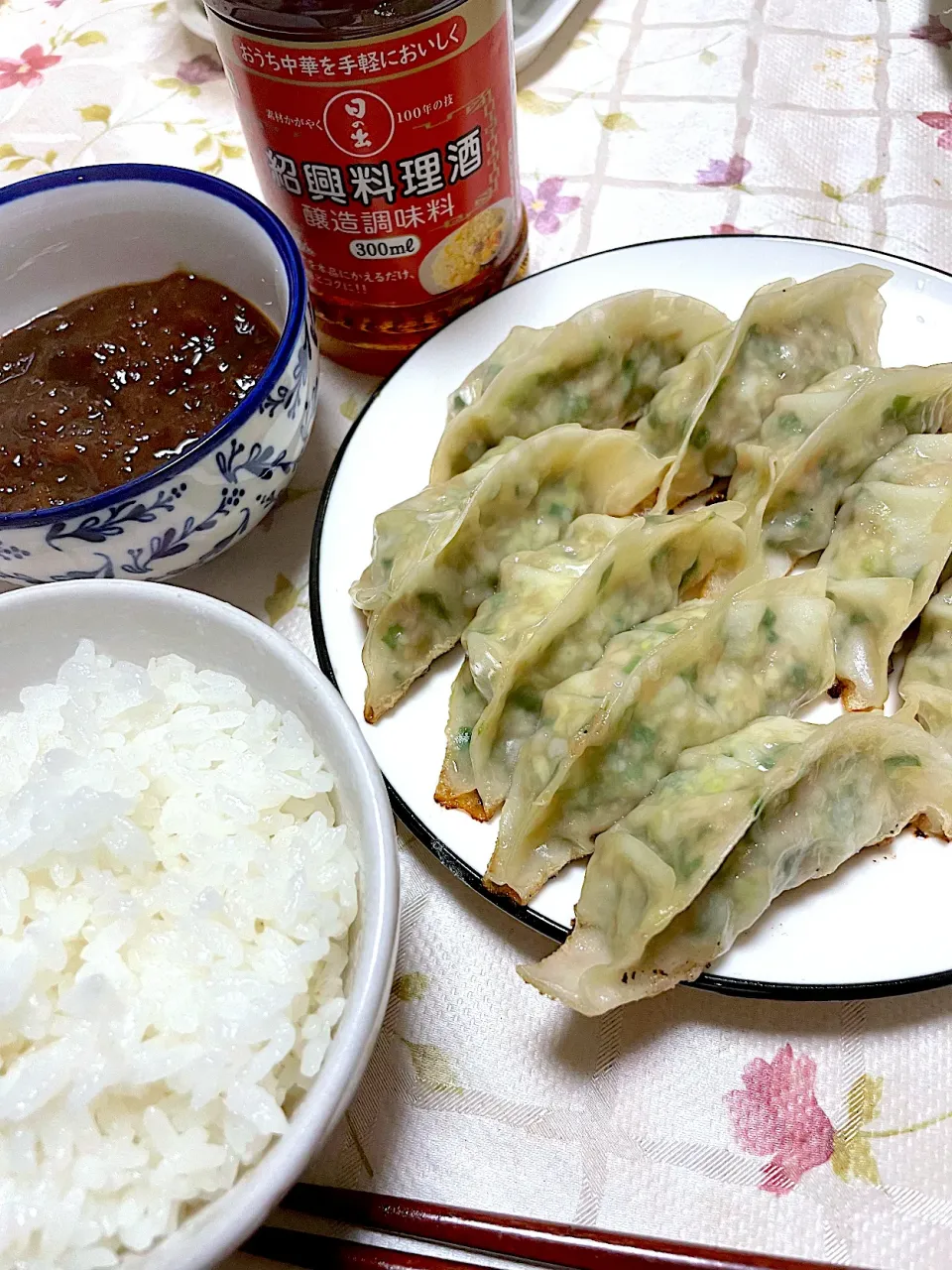 紹興料理酒で餃子を作ってみました|つるひめさん