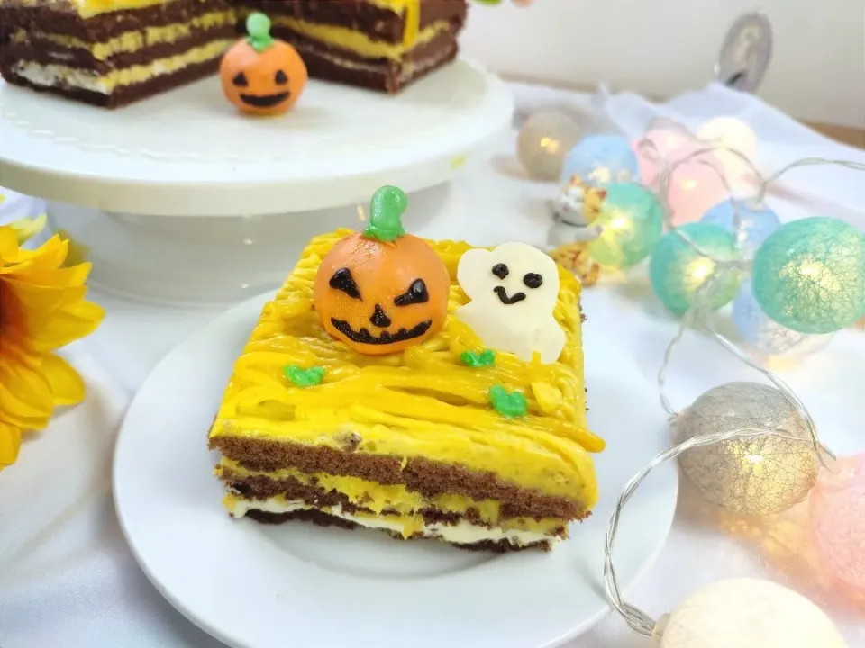 Snapdishの料理写真:Halloween Cake|NariHomeさん