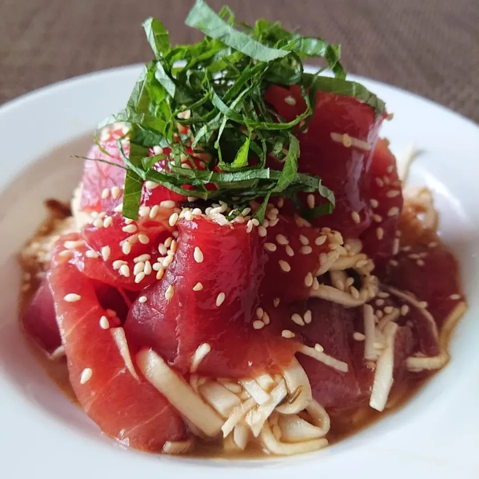 マグロと長芋の漬け|ポトスさん