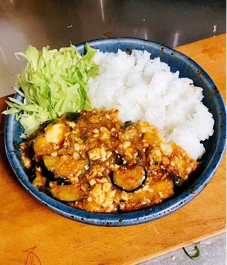 麻婆茄子丼|K's Dinerさん