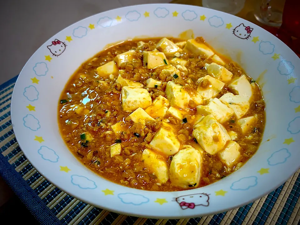 初めての大豆ミートで麻婆豆腐|やまひろさん