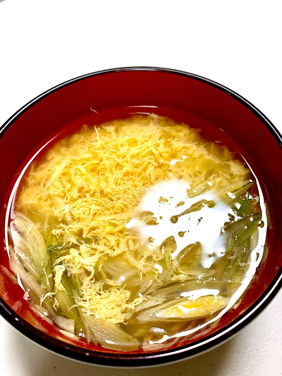 Japanese style egg drop soup|gonbenさん