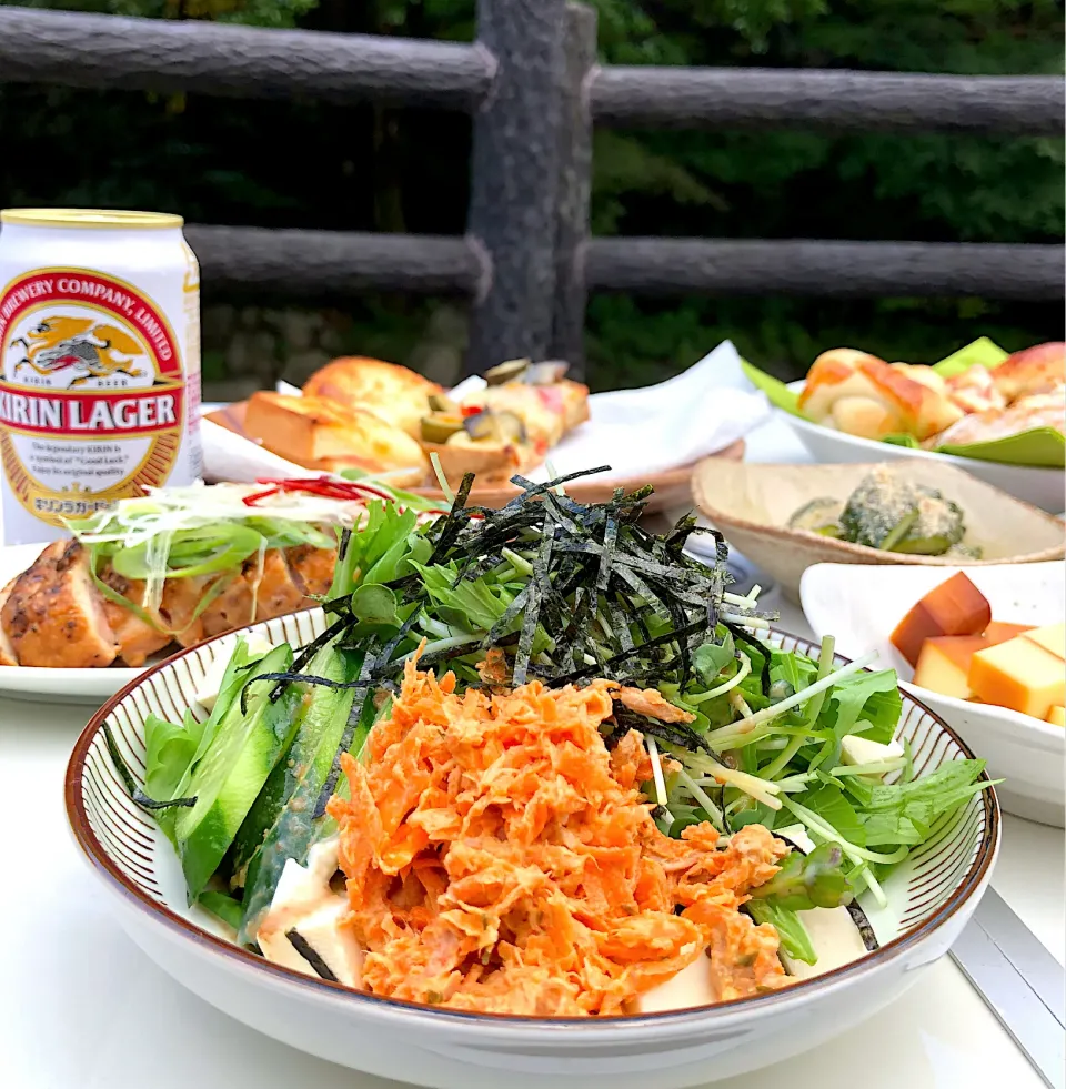 お外でランチ🍞|さおさん