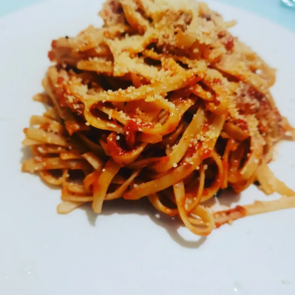 beef marinara pasta|Stanwin MAUNGさん