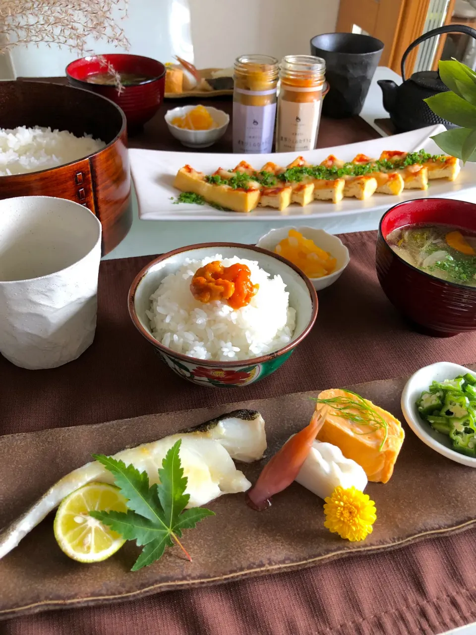 塩たらと新米の和食ご飯|よしこさん