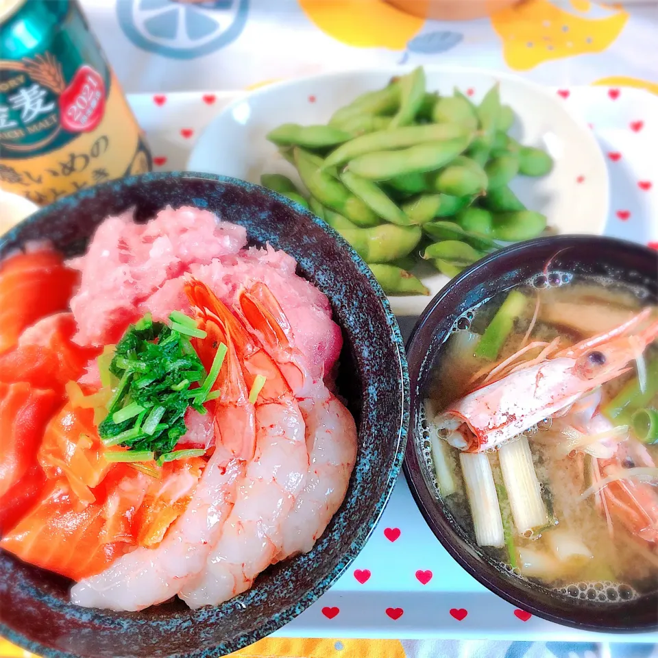 海鮮丼🦐🐟2021.10.10|ぁゃ🍃さん