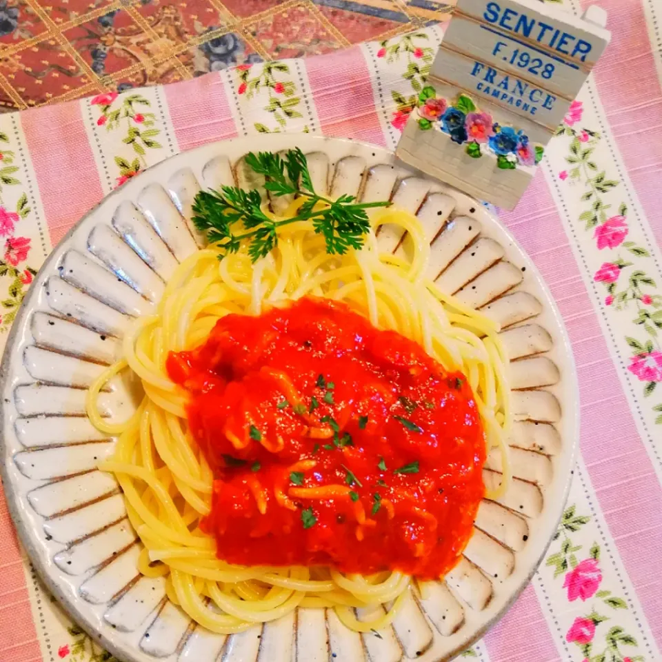 しらすのアラビアータ🍝|naonaomimichanさん