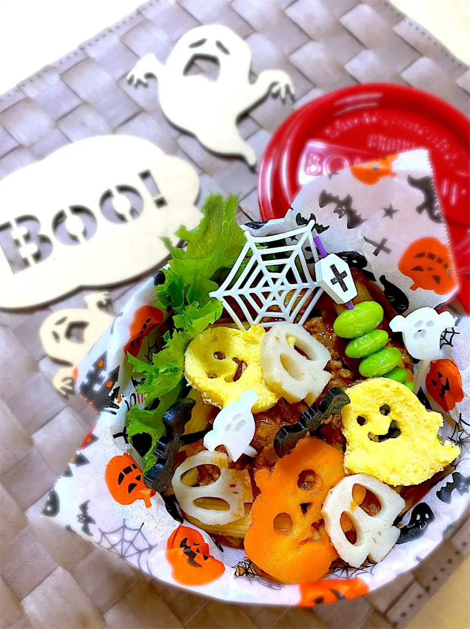 10/11娘のハロウィン弁当🎃|memeworld19さん