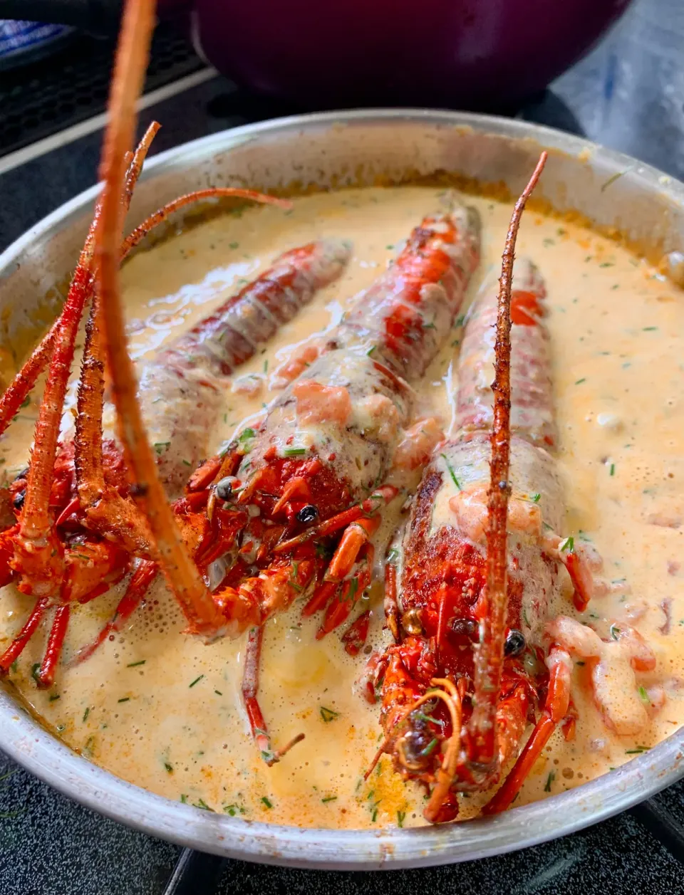 California Spiny Lobster Swimming in Bisque Soup|gonbenさん