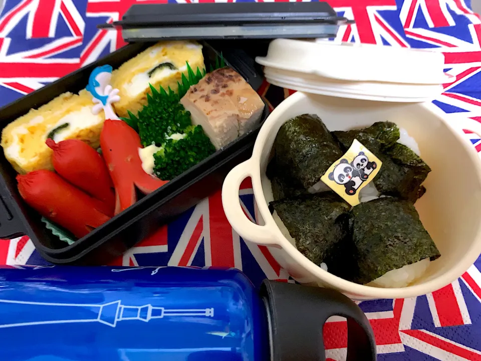 Snapdishの料理写真:雑雑なパパの弁当🍱^^;|ビーグルさん