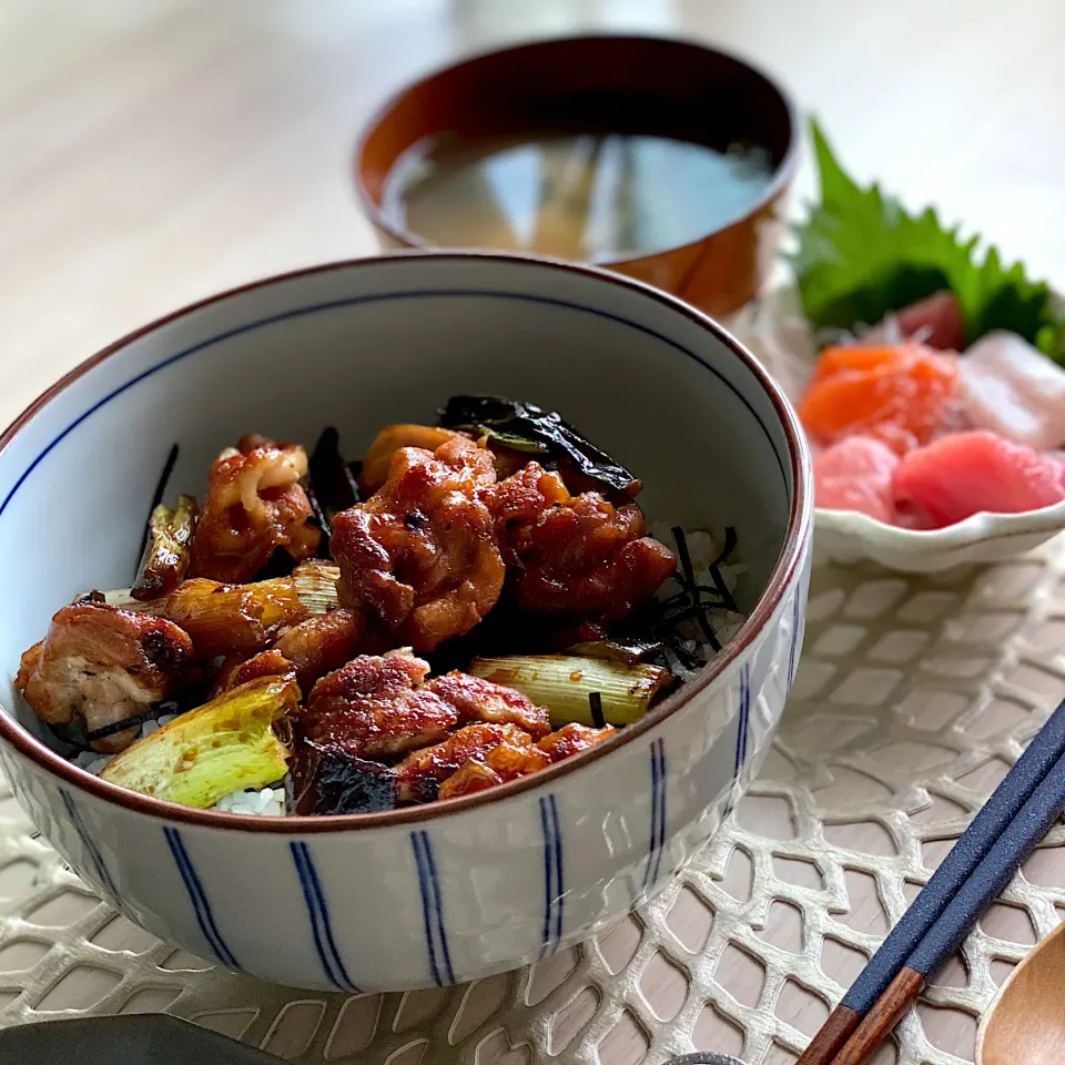 ジューシー焼き鳥丼|ひろさんとゆりさんさん