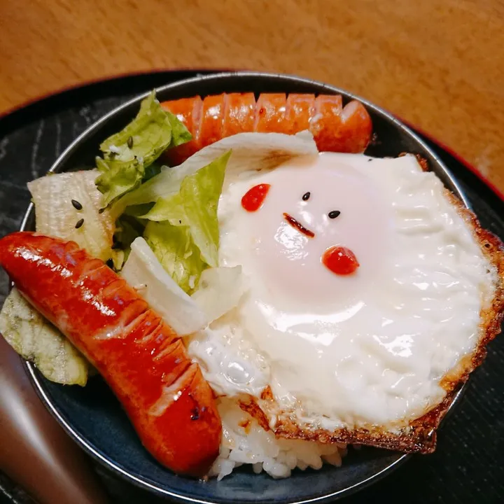 息子ちゃん朝ご飯🍚🥢|かのさん