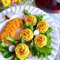ポテサラアレンジのオードブル𓎩𓌉𓇋【ハウス食品様 味付けカレーパウダー使用】