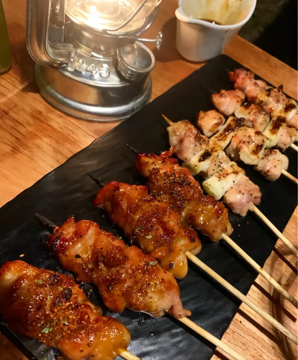 キャンプで焼き鳥🍗|みっこちゃんさん