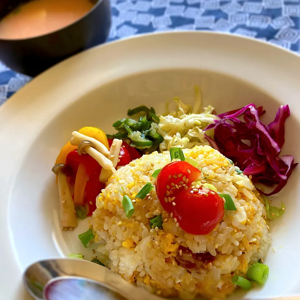 炒飯と野菜のワンプレート|Kさん