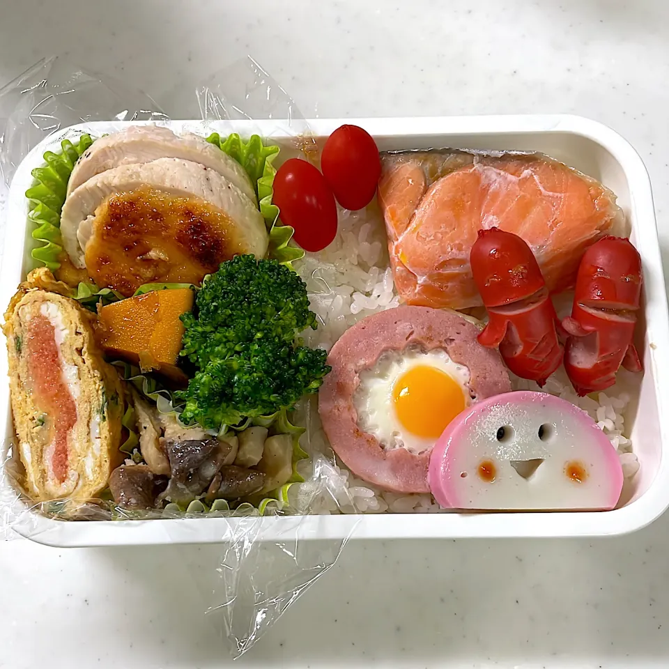 Snapdishの料理写真:2021年10月12日　オレ弁当♪|クッキングおやぢさん