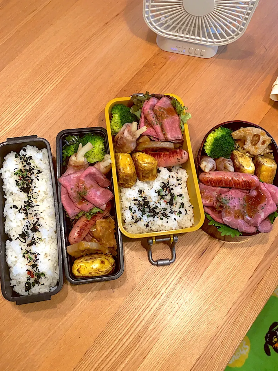 Snapdishの料理写真:息子達弁当&旦那弁当|nancyさん