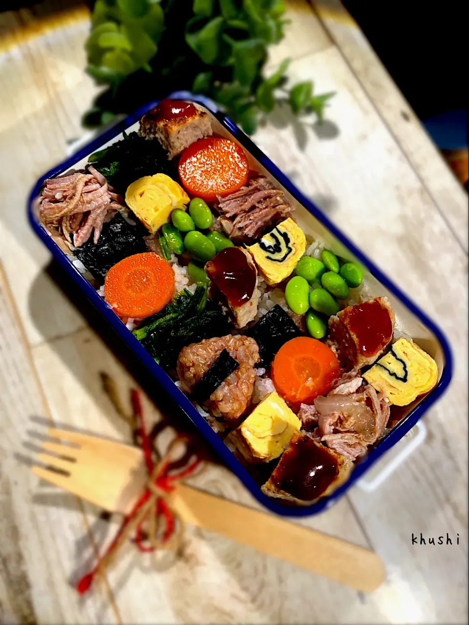 Snapdishの料理写真:モザイクな小僧弁当🍱|KOZUEさん